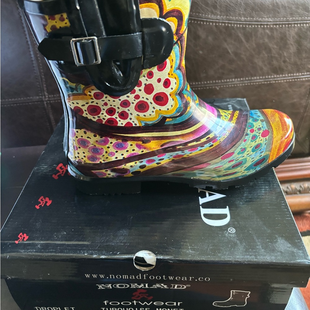 Nomad Women's Multicolor Patterned Rain Boots